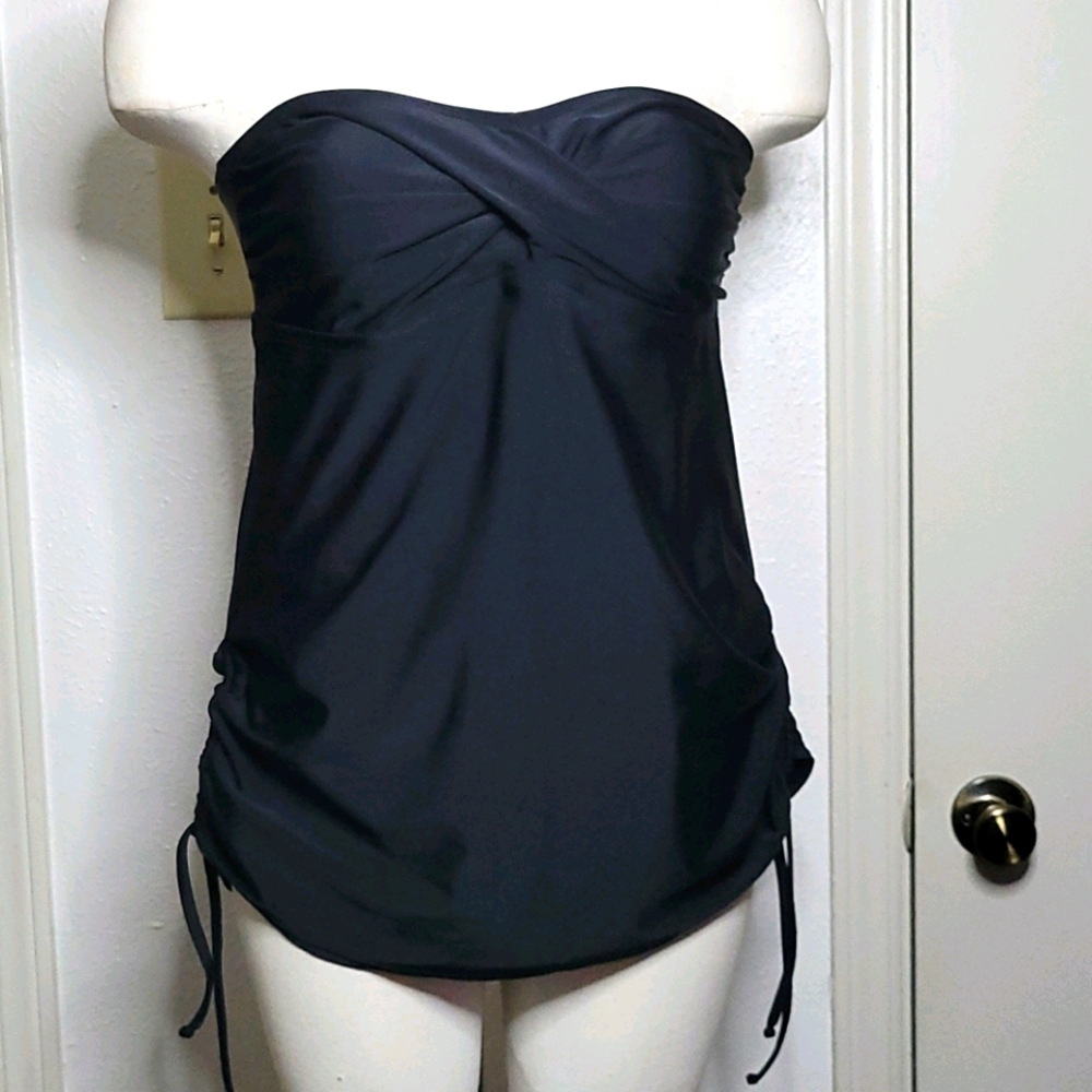 Liz Lange Black One-Piece Maternity Swimwear Size S